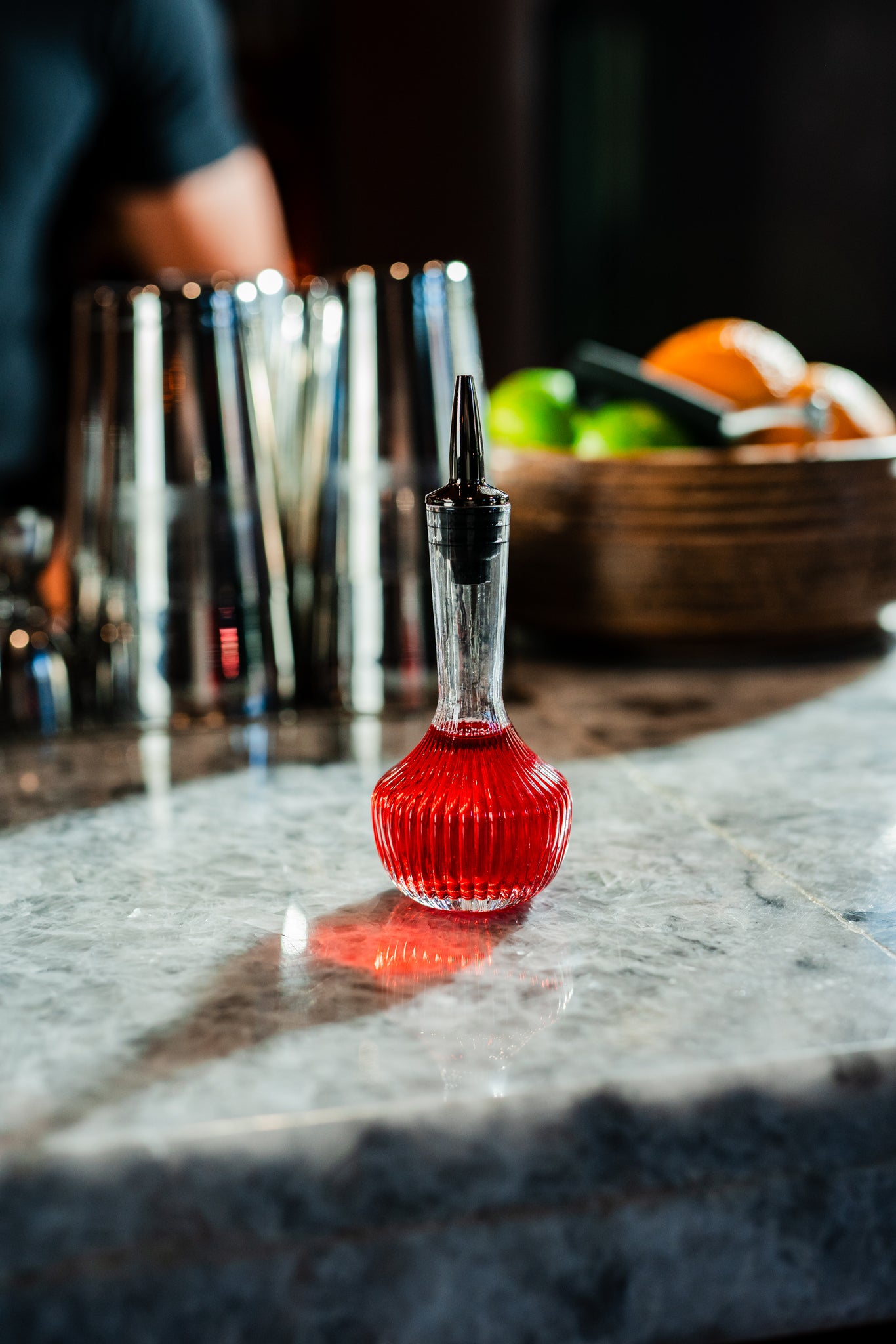 Gunmetal Silicone Pourer